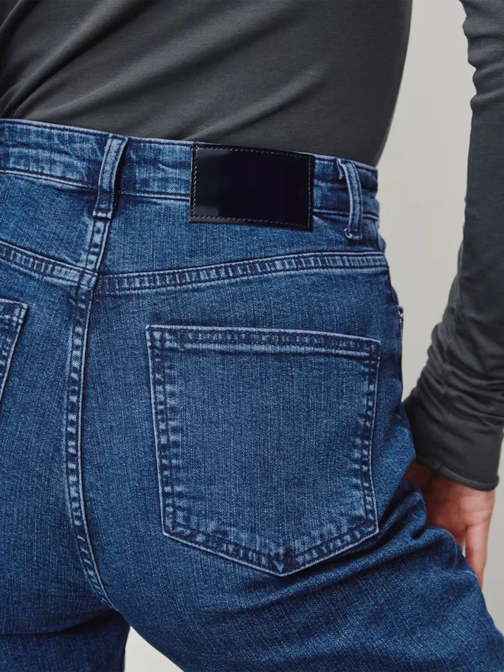 Belt Loops Casual Style Jeans