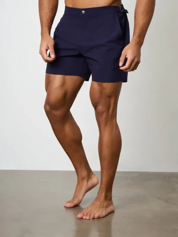 In Navy Leisure Daily Swim Short