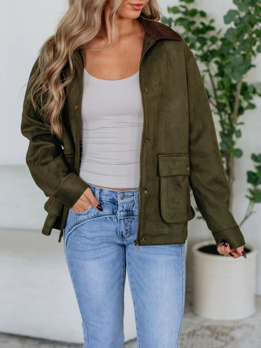 Zip Up Loose Fit Jacket