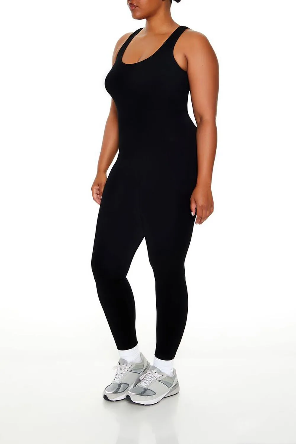 Plus Size Seamless Tank Jumpsuit