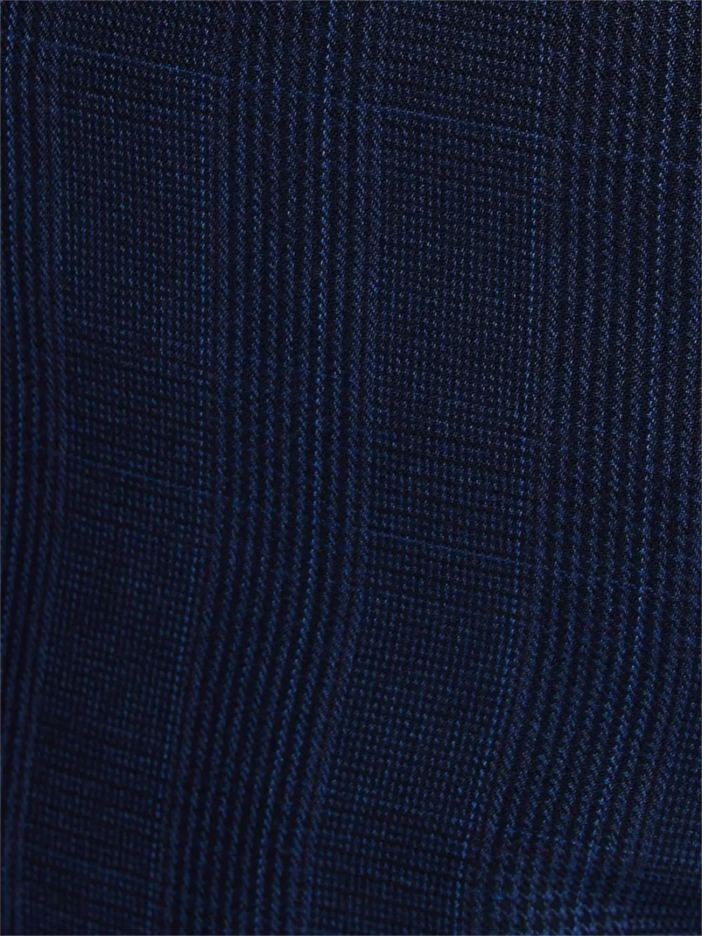 REGULAR FIT DARK BLUE POLYESTER TROUSERS