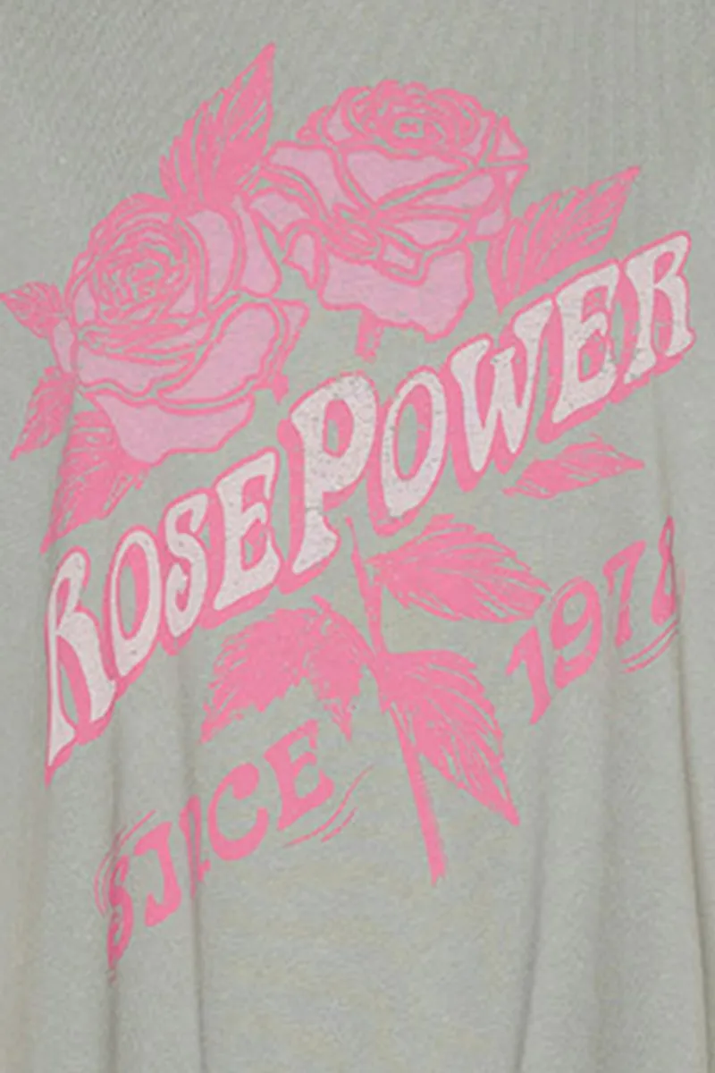 Floral Letter Print Short Sleeve T-Shirts