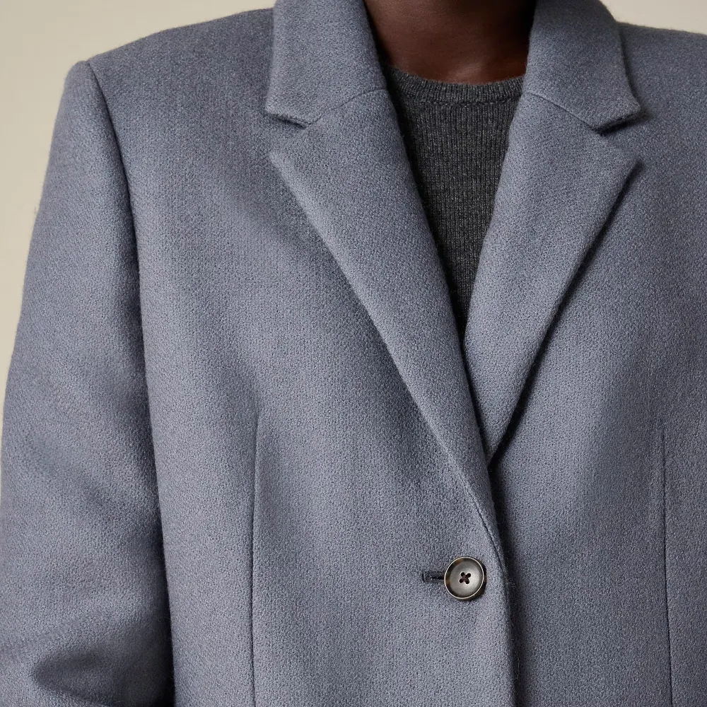 Wool-Blend Melton Topcoats