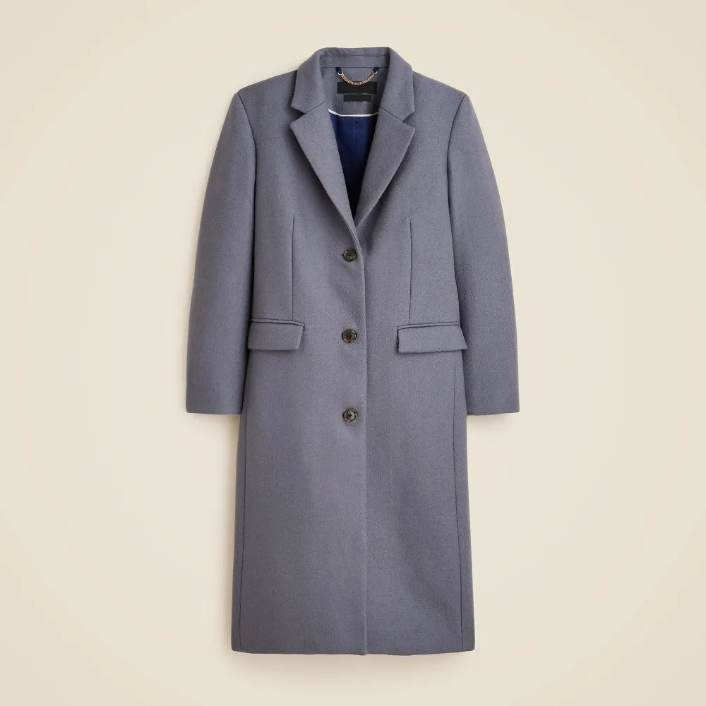 Wool-Blend Melton Topcoats