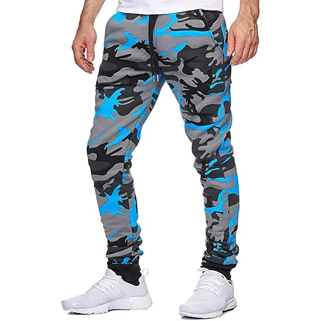 Men's Micro-Elastic Camouflage Cotton Sweatpants