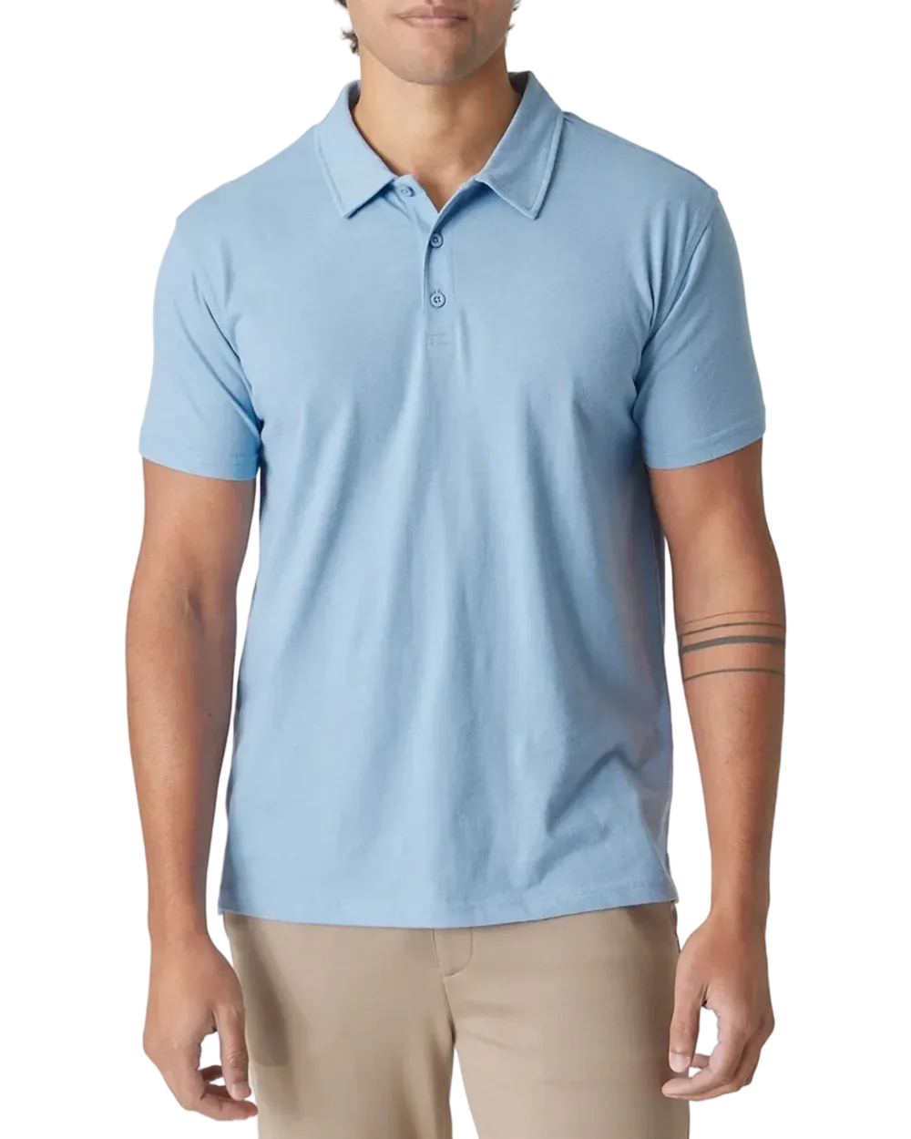 RL Men'S Casual Business POLO Shirt, Breathable Pique Fabric,Classic Polo