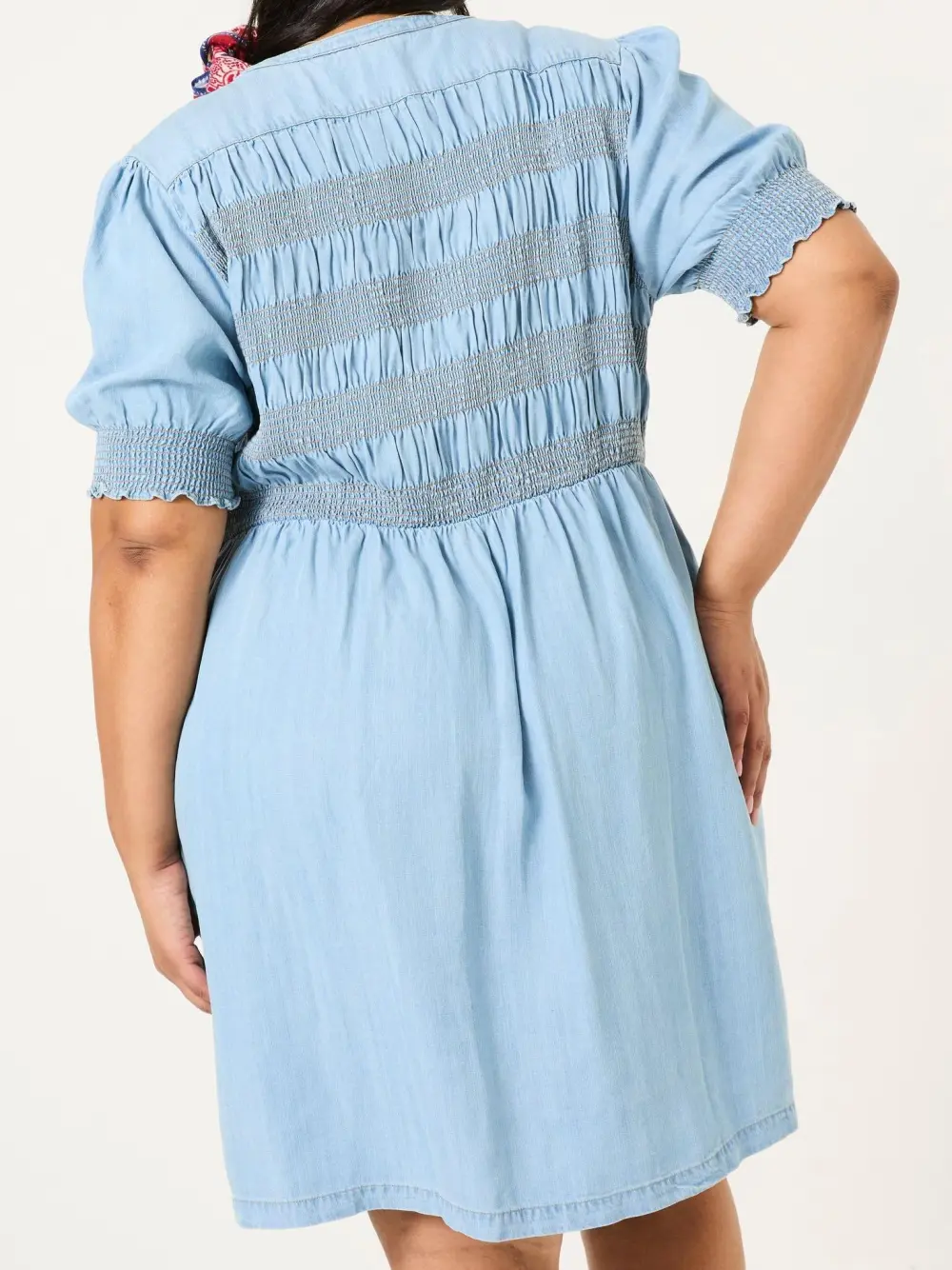 Casual Light Blue Denim Dress