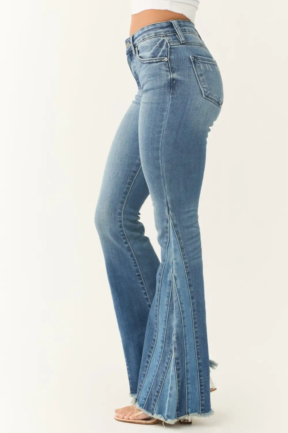 Light Blue Flared Bootcut Jeans