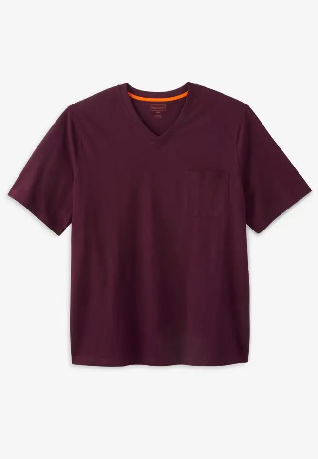 Heavyweight Pocket V-Neck Tee