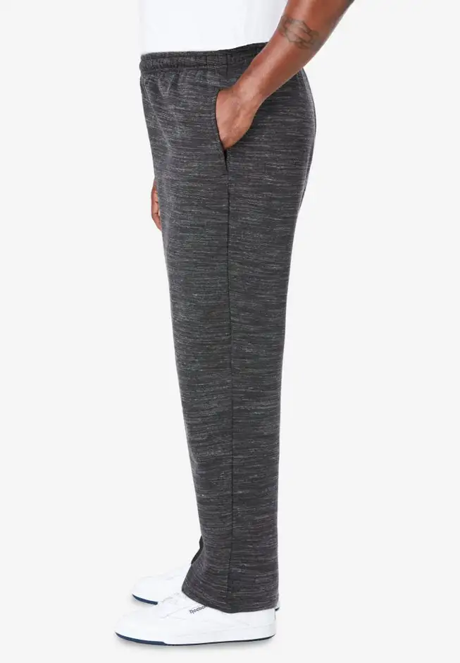 Fleece Open-Bottom Sweatpants
