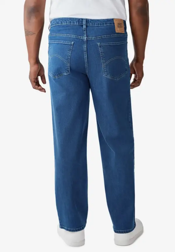 Liberty Blues™ Loose Fit 5-Pocket Stretch Jeans