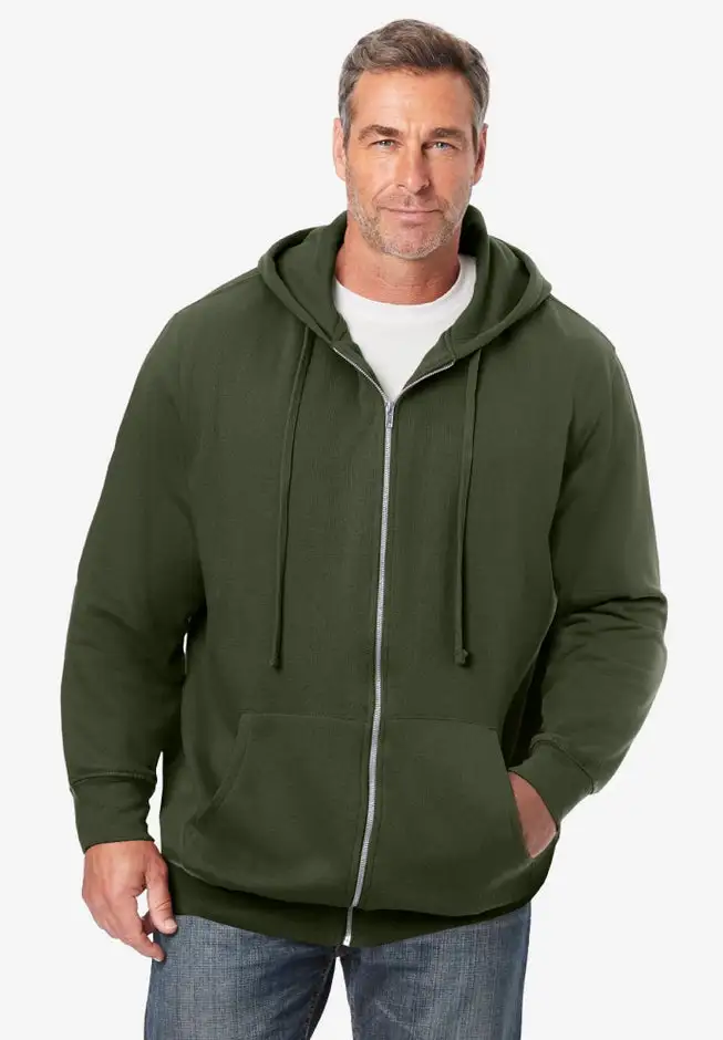 Fleece Zip-Front Hoodie