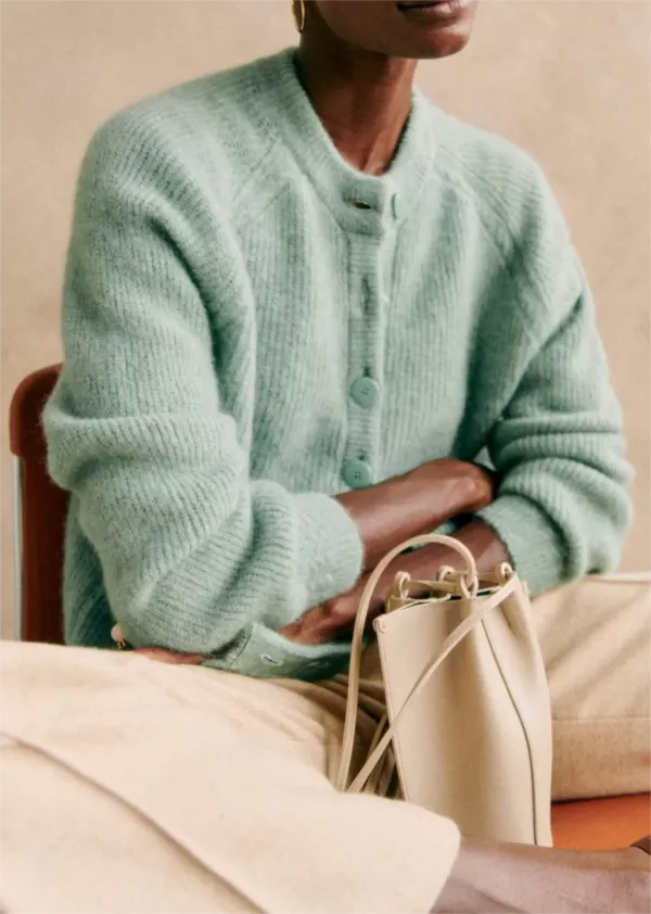 Casual Style Cardigan Knitwear