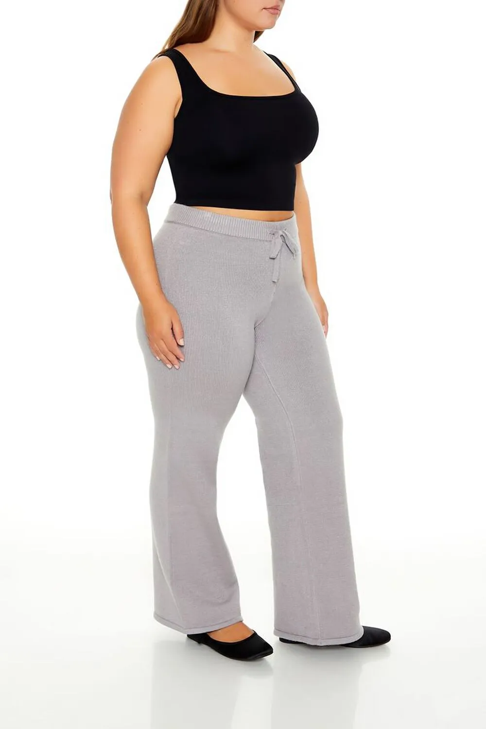 Plus Size Sweater-Knit Pants