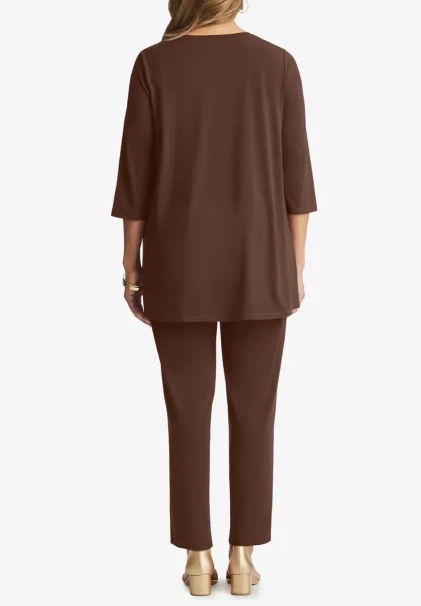 Crew Neck Stretch Knit Mega Swing Set