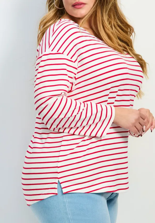 Long Sleeved Striped T-Shirt