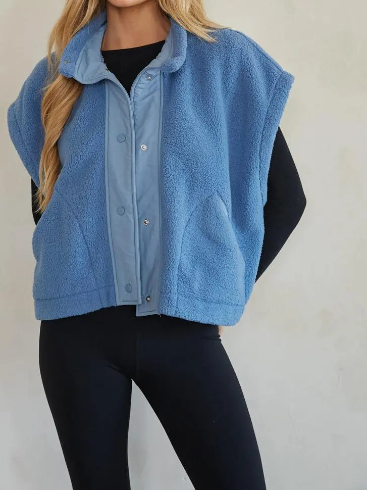 Greer Oversized Fleece Vest