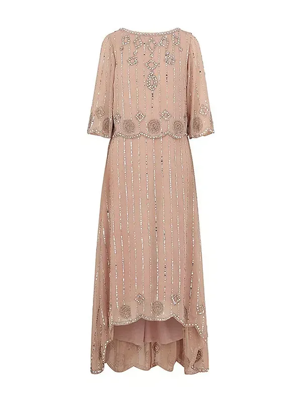 Sequined Elegant Sophisticated Ladies Dress