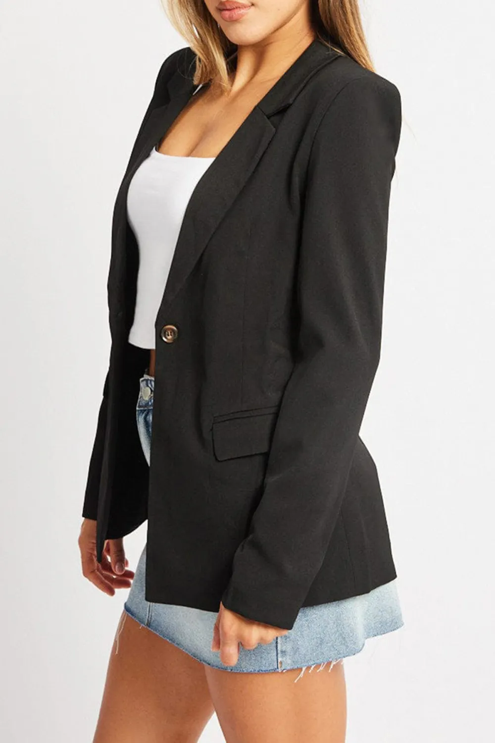 Black Smart Blazer