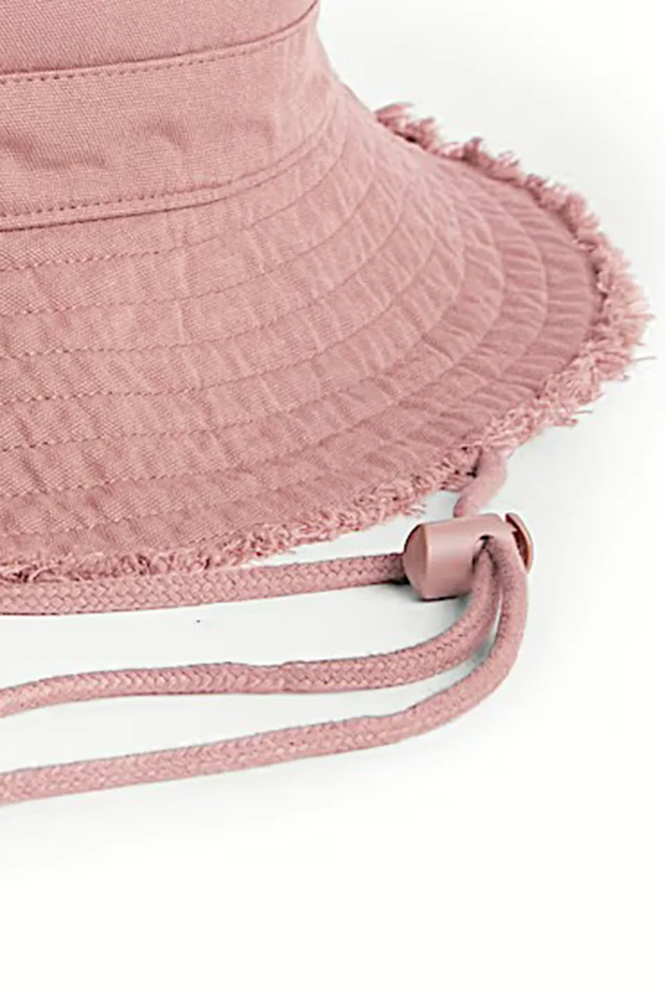 Distressed Cotton Bucket Hat