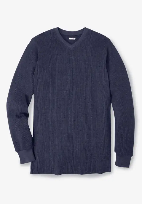 Heavyweight Thermal V-Neck Underwear Shirt