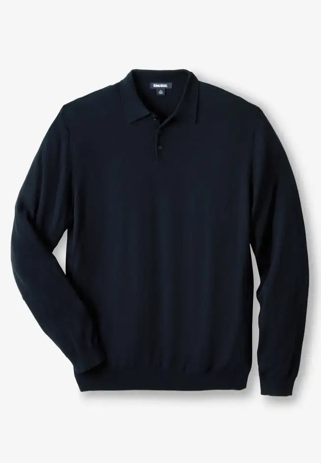 Lightweight Polo Sweater