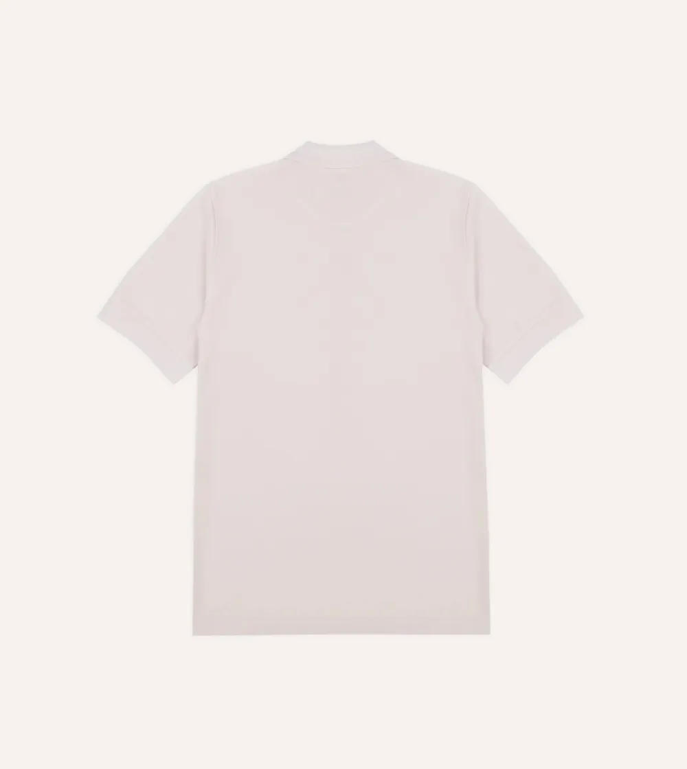 Pink Cotton Elegant Polo Shirt