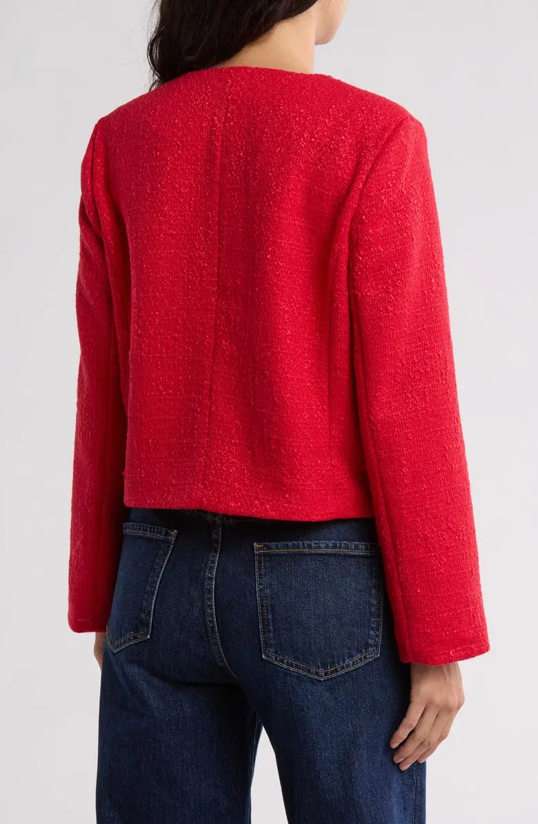 Cropped Tweed Jacket