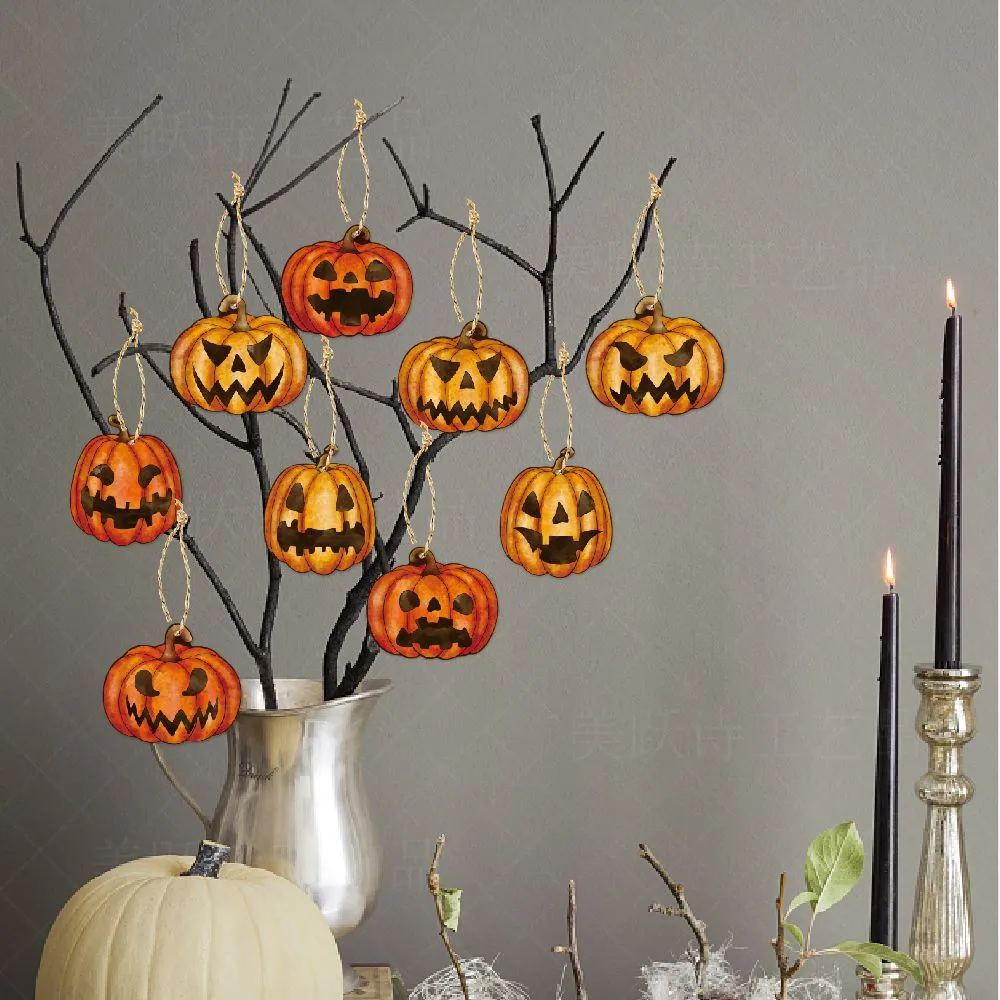 2023 Halloween Pumpkin Ornaments Pumpkin Pendants Halloween Decoration For Home Kids Favors Happy Halloween Party Decor