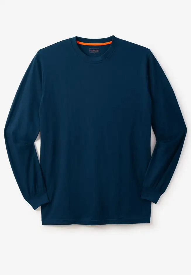 Heavyweight Long-Sleeve No Pocket Crewneck Tee