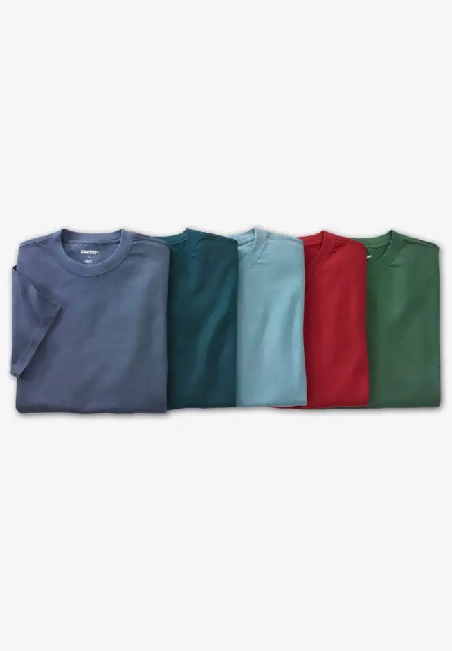 5-pack Cotton Crewneck Undershirts
