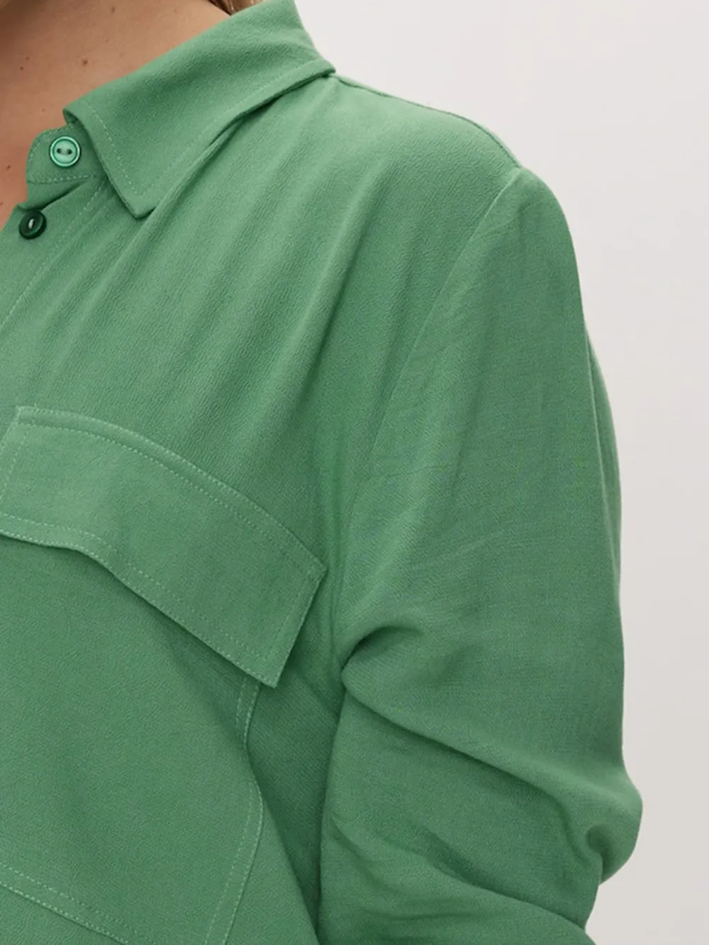 Button Front Utility Shirt