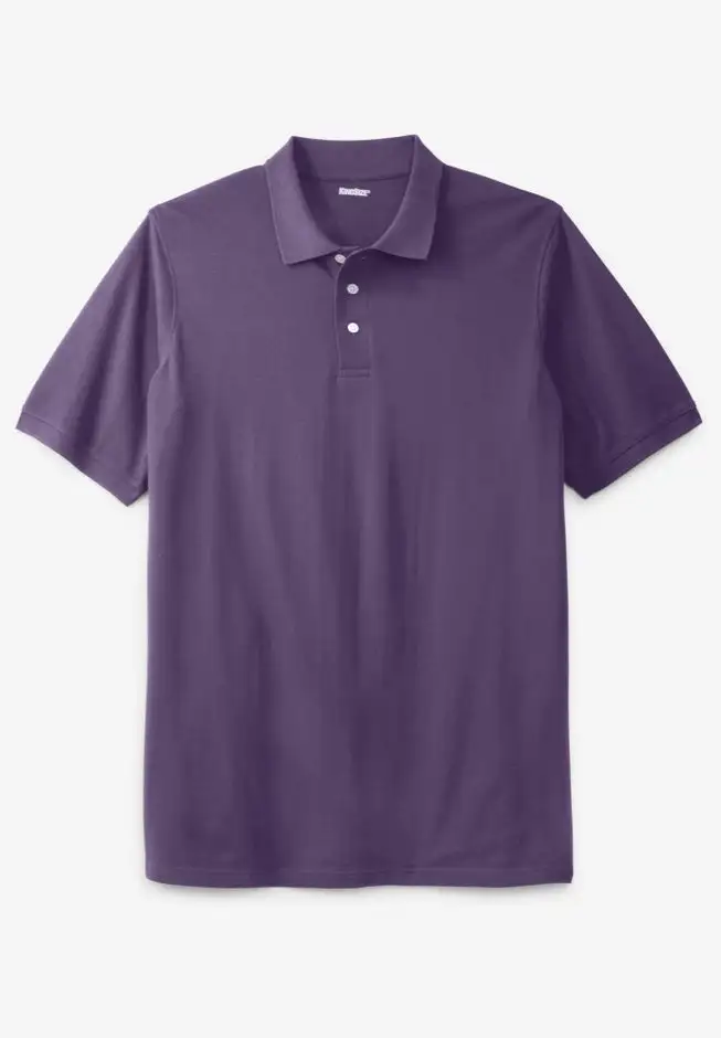 Longer-Length Shrink-Less™ Cotton Polo Shirt