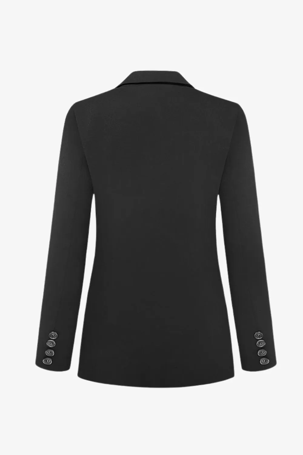 Double-breasted Button  Boyfriend Blazer