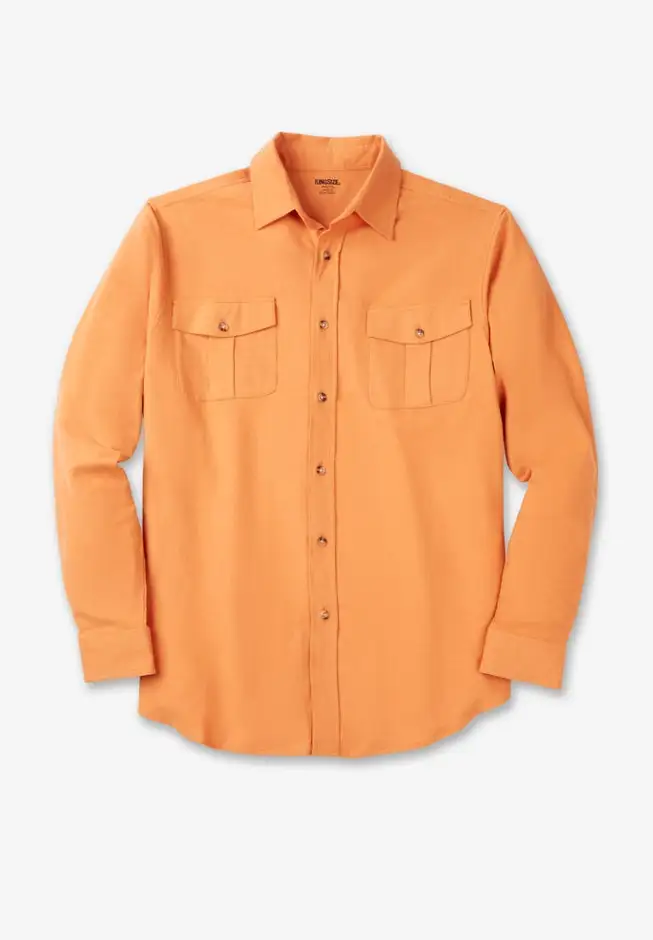 Signature Solid Flannel Shirt