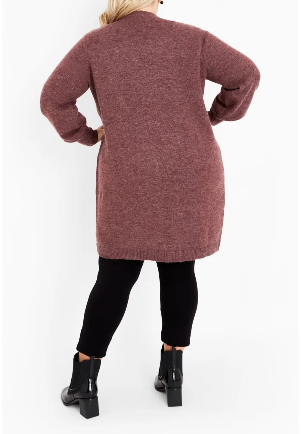 Ribbed Cardigan With Pockets
