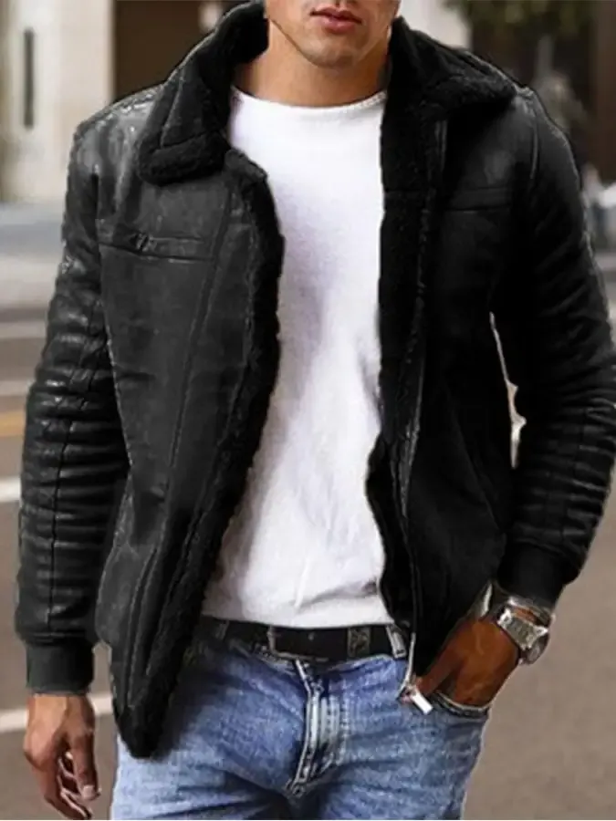 Solid Fleece Jacket
