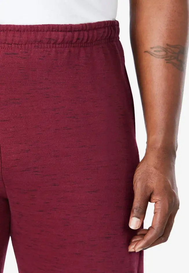 Fleece Open-Bottom Sweatpants