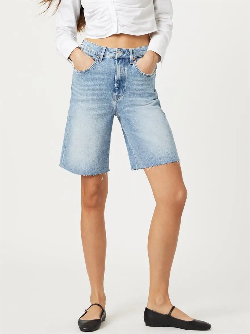 Casual Style Cotton Straight Shorts