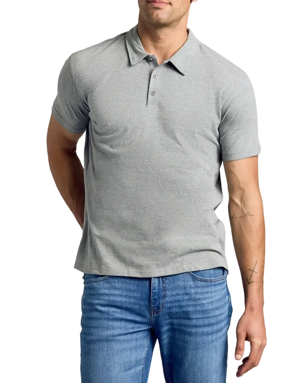 RL Men'S Casual Business POLO Shirt, Breathable Pique Fabric,Classic Polo