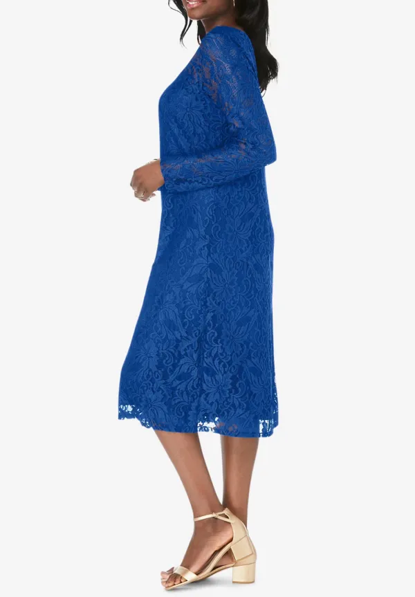 Rear Waterdrop Collar Dress