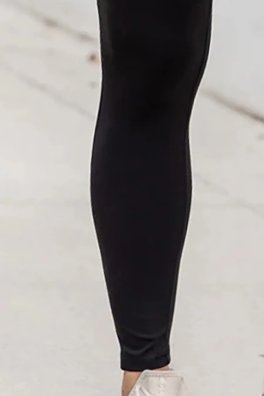 Black Leggings With Pocket
