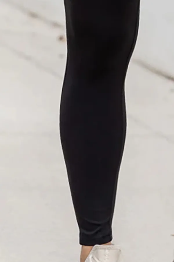 Black Leggings With Pocket