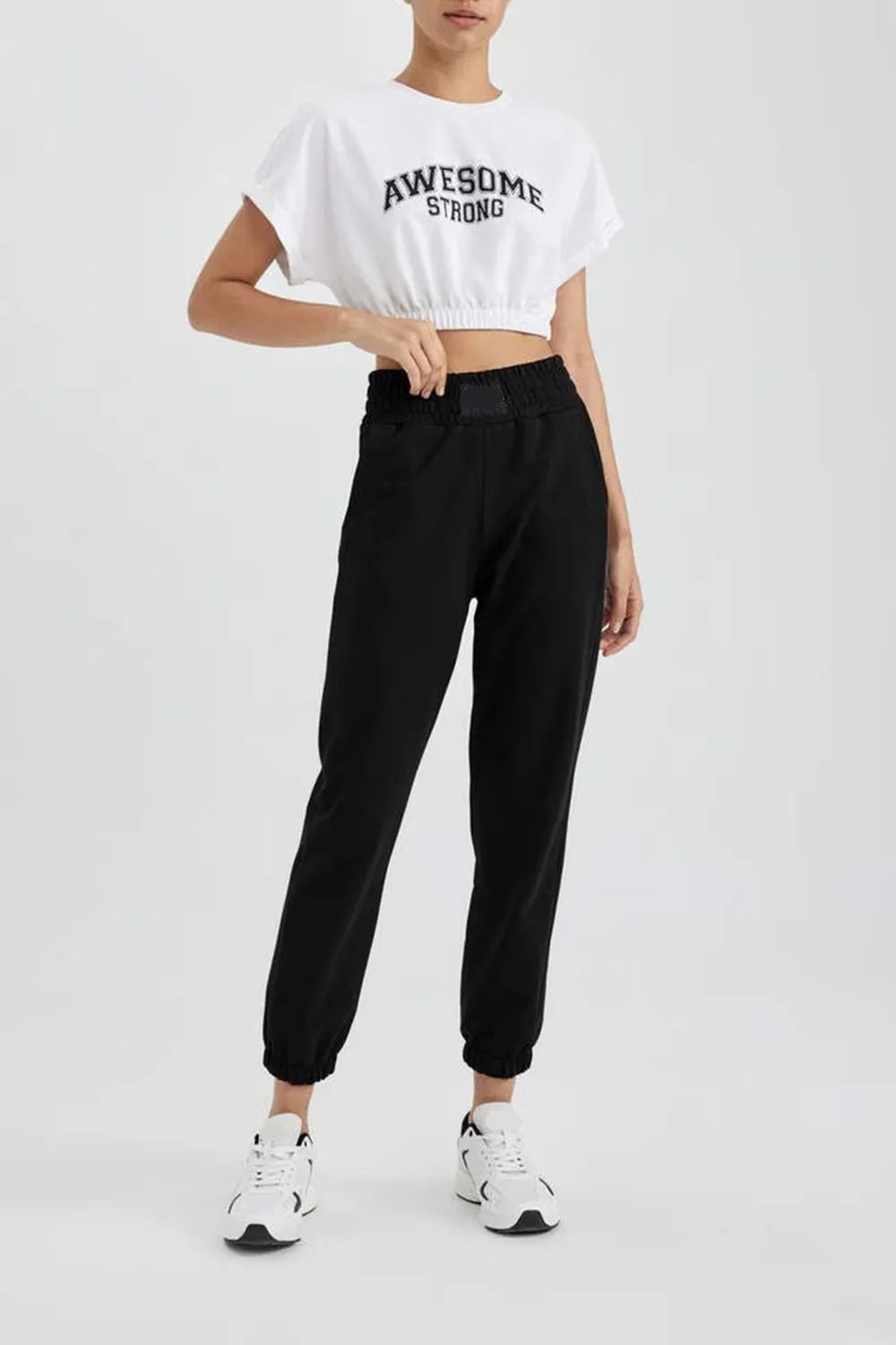 Black Standard Fit Jogger Sweatpants