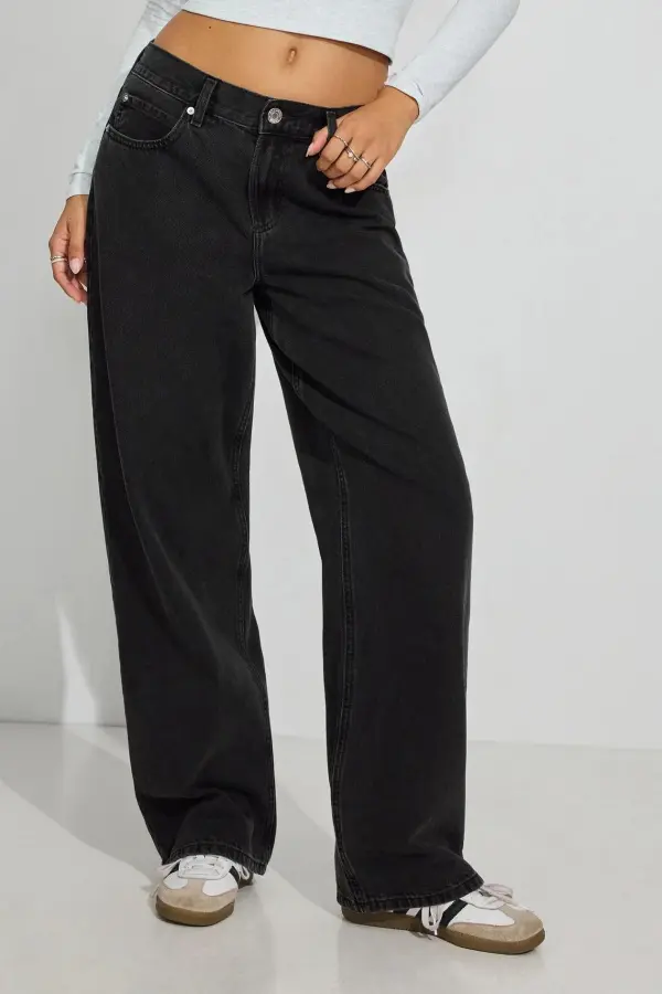 Black Loose Fit Jeans