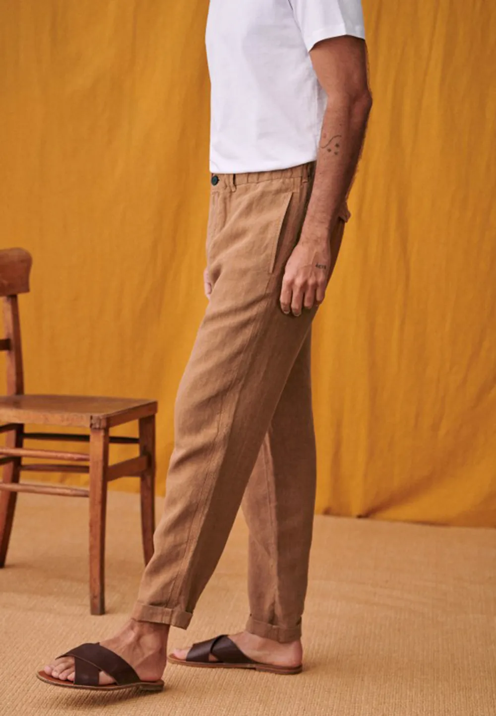 Trousers-Camel