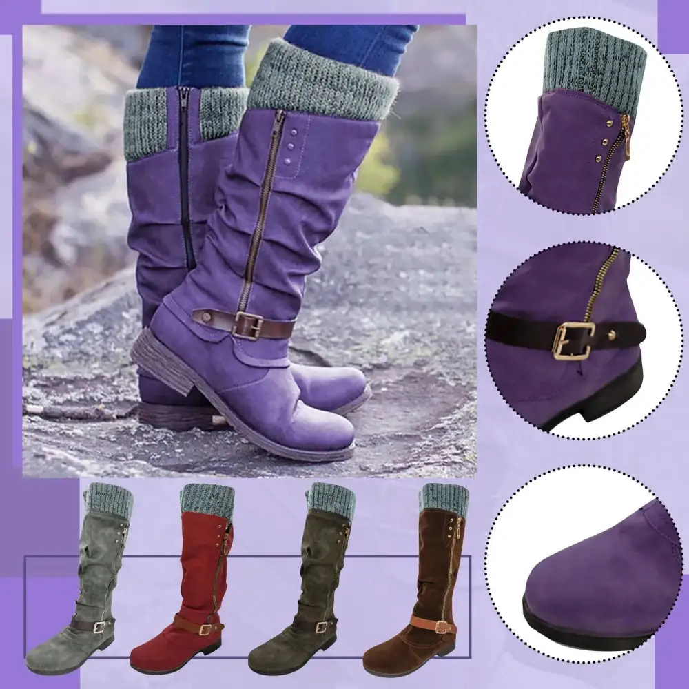Flexible Sole Ankle Boots