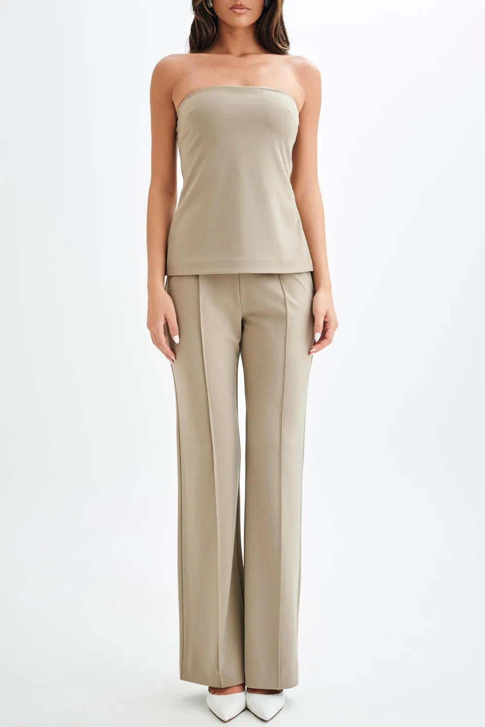 Strapless Cut Out Top