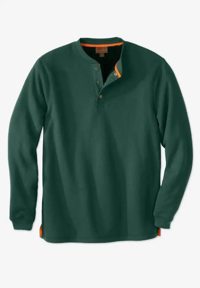 Bonded Sherpa Waffle Henley