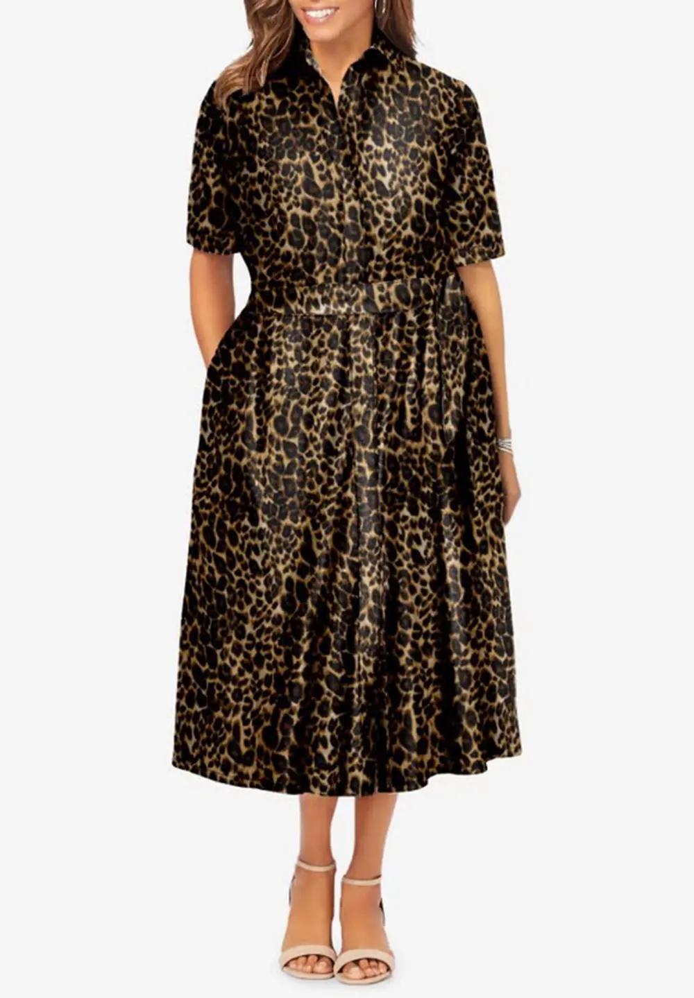 Long Flared Dress
